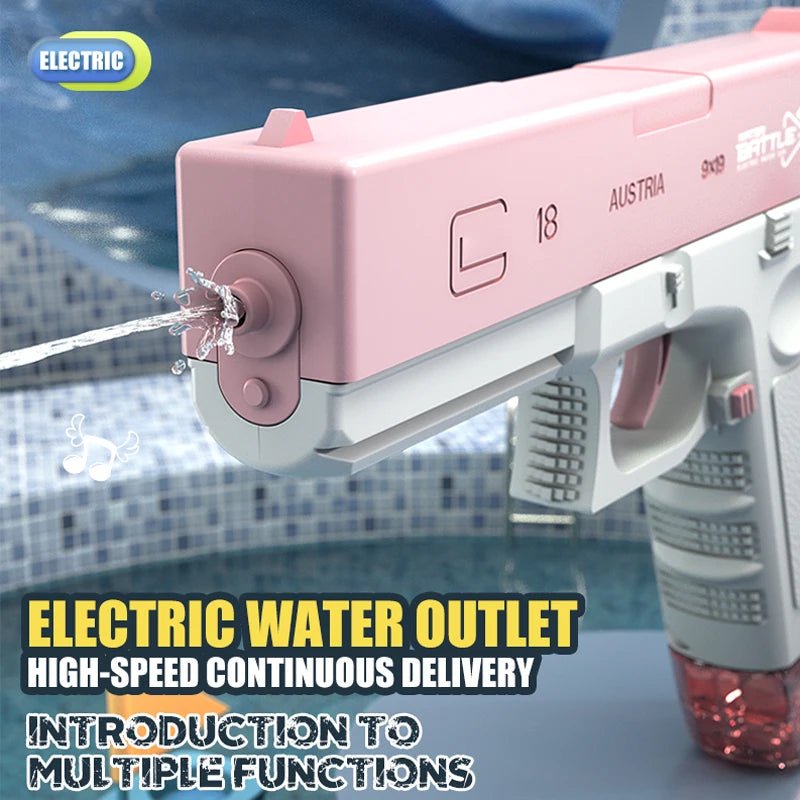 AquaGlock - The electric full - auto water blaster! - Phonectivity