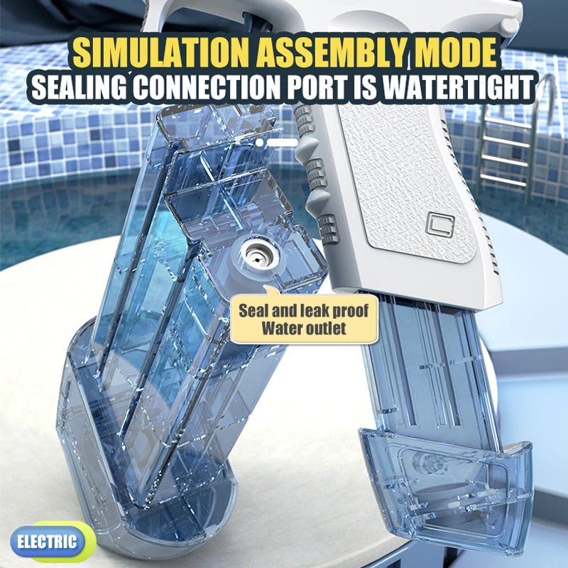 AquaGlock - The electric full - auto water blaster! - Phonectivity