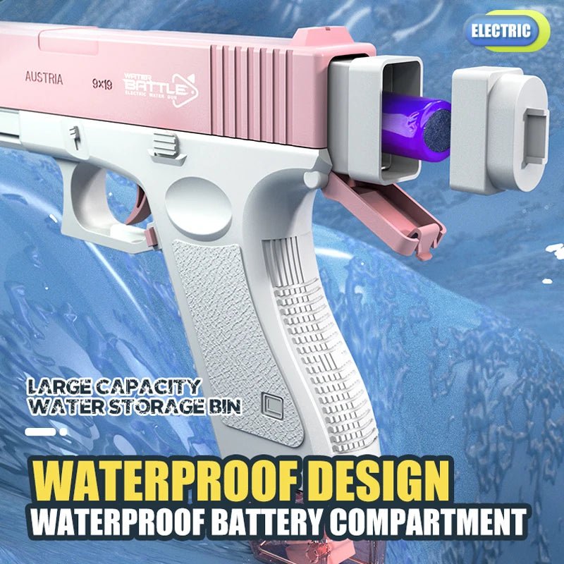 AquaGlock - The electric full - auto water blaster! - Phonectivity
